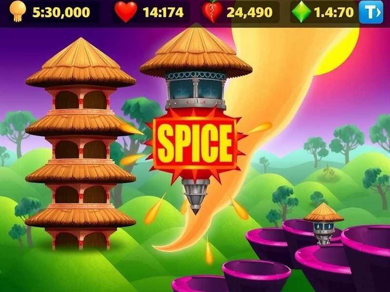 Indian Spice Tornado Gameplay Screenshot